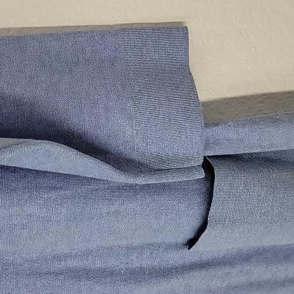 J. Jill single pocket sweater tunic light blue heron size medium - Picture 5 of 11